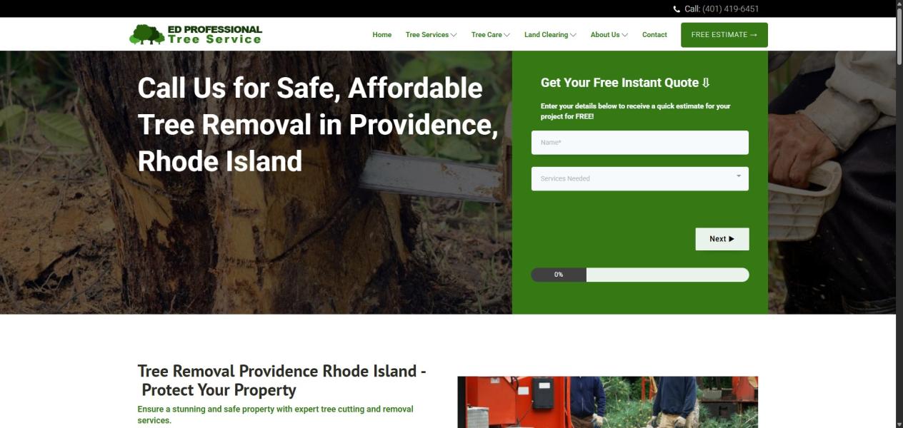 Licensed Tree Removal Service Rhode Island