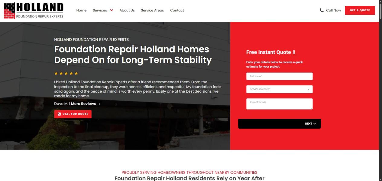 Holland Foundation Repair Experts