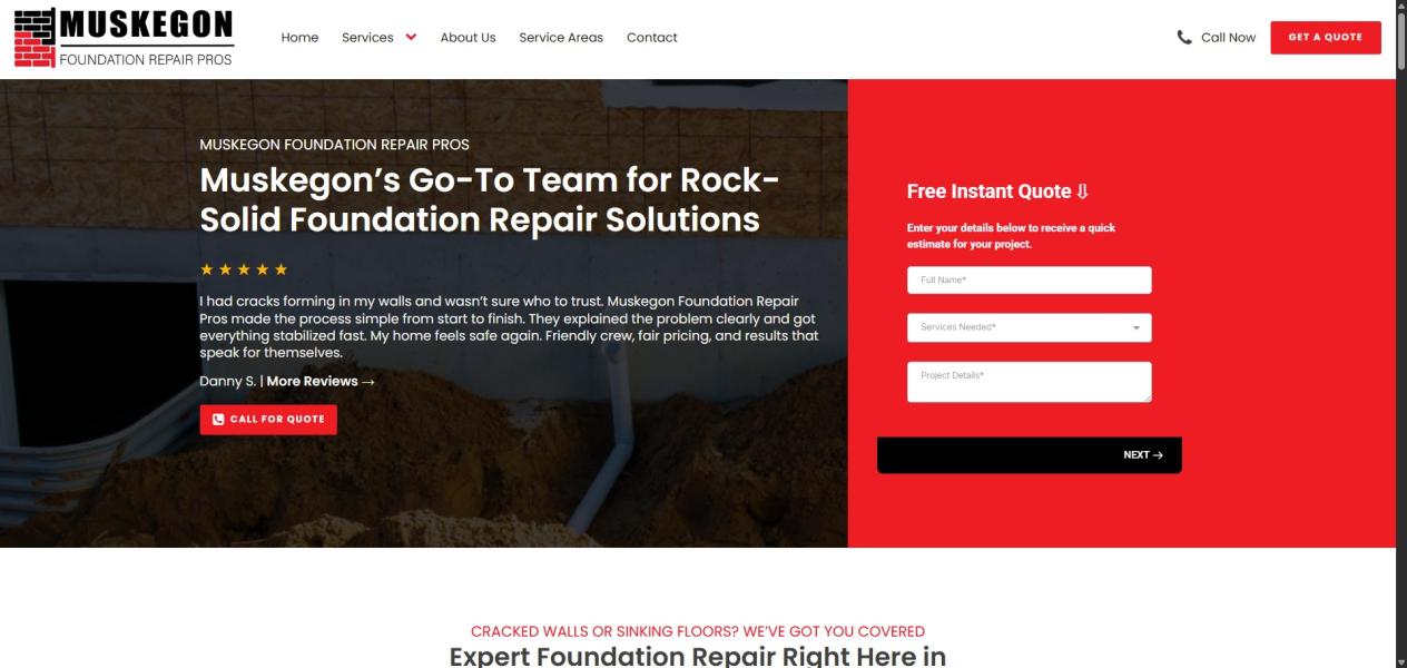 Muskegon Foundation Repair Pros