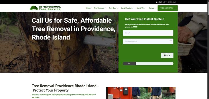 Licensed Tree Removal Service Rhode Island